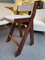 Tabourets de Comptoir Compas Vintage en Bois par Le Corbusier, Italie, Set de 2 4