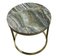 Modern Diana Round Coffee Table with Brass Tint & Marble by Casa Botelho 1