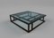 Art Deco Inspired Elio Coffee Table Large Powder-Coated & Glass Surface by Casa Botelho 7