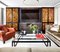 Table Basse Elio Inspirée Art Deco Grande Surface en Verre Époxy par Casa Botelho 2