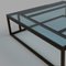Art Deco Inspired Elio Coffee Table Large Powder-Coated & Glass Surface by Casa Botelho, Image 8