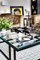 Table Basse Elio Inspirée Art Deco Grande Surface en Verre Époxy par Casa Botelho 3