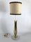 Lampada da tavolo in marmo ed ottone, anni '50, Immagine 1