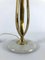 Marble and Brass Table Lamp, 1950s, Image 8