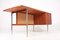 Mid-Century Danish Desk in Teak and Cane, 1950s, Image 4