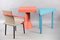 Vintage Tangram Dining Table Set by Massimo Morozzi for Cassina, Set of 7 21