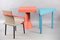 Vintage Tangram Dining Table Set by Massimo Morozzi for Cassina, Set of 7, Image 21
