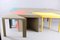 Vintage Tangram Dining Table Set by Massimo Morozzi for Cassina, Set of 7 5