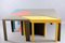 Vintage Tangram Dining Table Set by Massimo Morozzi for Cassina, Set of 7, Image 1