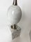 Eiförmige Tischlampe aus weißem Carrara Marmor von Philippe Barbier, 1960er, 2er Set 8