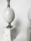 Egg-Shaped Table Lamp in White Carrara Marble by Philippe Barbier, 1960s, Set of 2 7