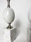 Lampada da tavolo a forma di uovo in marmo bianco di Carrara di Philippe Barbier, anni '60, set di 2, Immagine 7