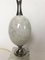 Eiförmige Tischlampe aus weißem Carrara Marmor von Philippe Barbier, 1960er, 2er Set 9