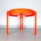 Orange Coffee Table from Dal Vera, Italy, 1970s 4