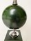 Mid-Century Tischlampen aus grün lackiertem Stahl von Philippe Barbier, 1960er, 2er Set 5