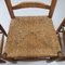 Oak and Straw Dining Chairs, 1950s, Set of 6 15