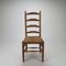 Oak and Straw Dining Chairs, 1950s, Set of 6 8