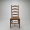 Oak and Straw Dining Chairs, 1950s, Set of 6, Image 8