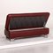 Wine Red Leather Ottoman from Willi Schillig 3