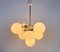Large Mid-Century White Chandelier from Kaiser, 1960s, Germany, Image 6