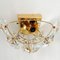 Faceted Crystal and Gilt Sconce from Kinkeldey, Germany, Set of 2 4