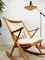 Vintage Danish Rocking Chair by Frank Reenskaug for Bramin 3