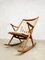 Rocking Chair Vintage par Frank Reenskaug pour Bramin, Danemark 1