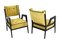 Wing Chairs in Lacquered Wood, 1950s, Set of 4 10