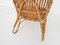 Mid-Century Rattan Sessel, Niederlande, 1950er 8