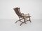 19th-Century Chinese Moon Gazer Lounge Chair In Solid Wood 7