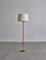 Brass and Leather Ihanne Floor Lamp by Lisa Johansson-Pape for Orno, Finland, 1950s, Image 2