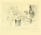 Henri de Rachy - Chestnut Seller - Original Etching and Drypoint - 1916 1