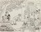 Angelo Griscelli - Bowl Players - Original Drawing - Mid-20th Century 1