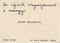 Gino Severini - Cartes de Visite de Gino Severini avec Notes - 1940s 3