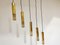 Vintage Brass Cascading Chandelier, 1970s, Image 2