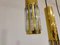 Vintage Brass Cascading Chandelier, 1970s 6