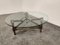 Iron and Leather Coffee Table by Jacques Adnet, 1960s 6