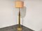 Vintage Brass and Glass Floor Lamp, 1970s 8