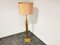 Vintage Brass and Glass Floor Lamp, 1970s, Image 7