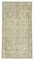 Vintage Beige Overdyed Rug 1