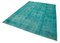 Tapis Turquoise Vintage Délavé 3