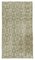 Vintage Beige Overdyed Rug, Image 1