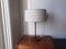 Lámpara de mesa de nogal y teca de Kaiser, años 50, Imagen 8