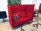 Stunning Original Vitra Alcove Highback 2 Seater Designer Sofa Laserred Lounge Design Classic to Mid Century Modern with 7x Pillow 1