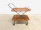 Swedish Teak Bar Trolley by P. Nail for Jie Gantofta, 1950s 1