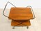 Swedish Teak Bar Trolley by P. Nail for Jie Gantofta, 1950s, Image 4