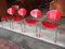 Sedia impilabile rossa di Elmar Flötotto, Immagine 5