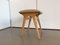 Minimalist German Mohair Stool, 1950s 3