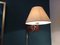 Lámpara de acordeón danesa de teca, años 50, Imagen 6