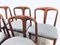 Danish Teak Juliane Chairs by Johannes Andersen, 1960s, Set of 6 6